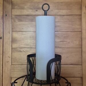 Vintage Metal Paper Towel Napkin Holder for Kitchen Home Dining